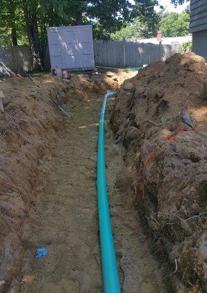 Residential Sewer Line — Hudson, NH — TDD Earth Tech