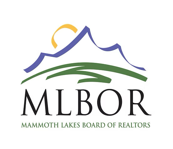 A logo for the mammoth lakes board of realtors