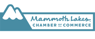 The logo for the mammoth lakes chamber of commerce