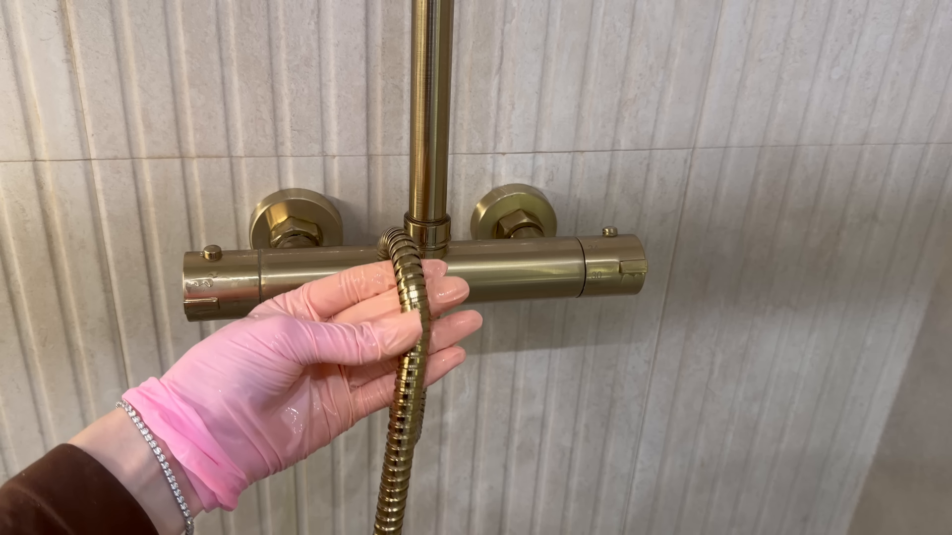 Insured and background-checked house cleaner at work with professional supplies in Queens NYC