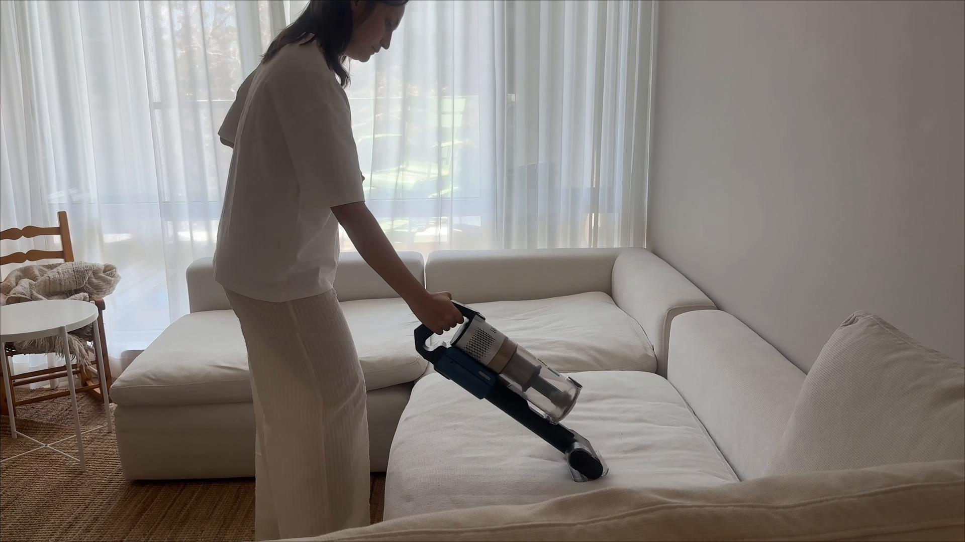 Freshly cleaned NYC living space covered by The Spotless Promise guarantee