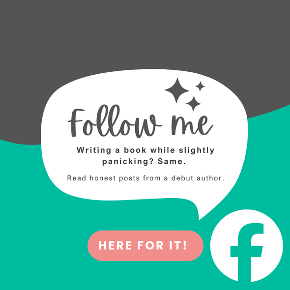 Social media ad: text bubble saying