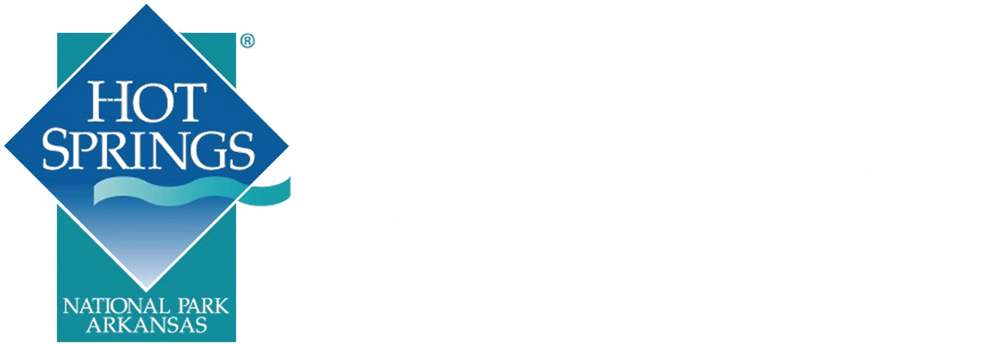 A logo for hot springs national park in arkansas