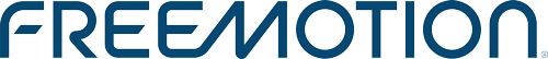 FREEMOTION logo in dark blue with a slight gradient.