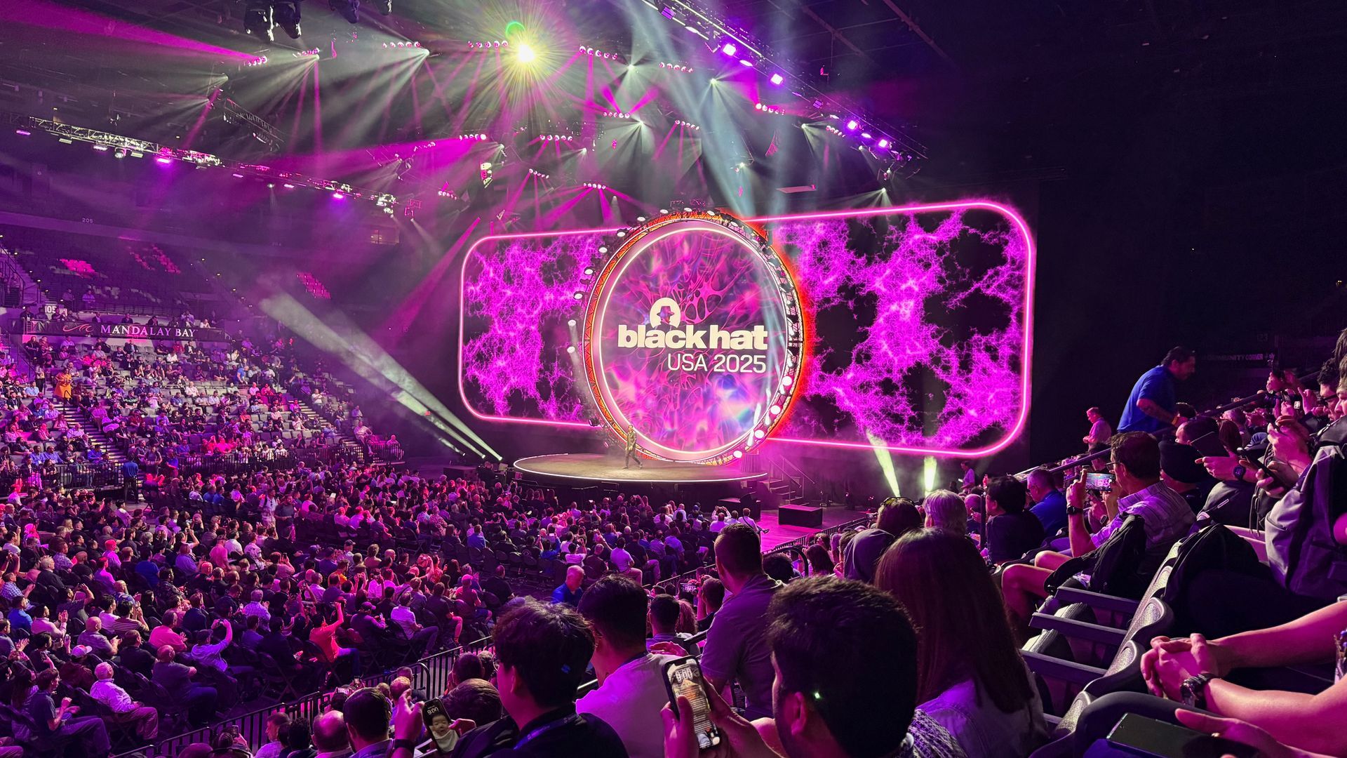 Before the keynote at Black Hat 2025