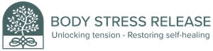 Body Stress Release logo with tree and text “Unlocking tension – Restoring self-healing”