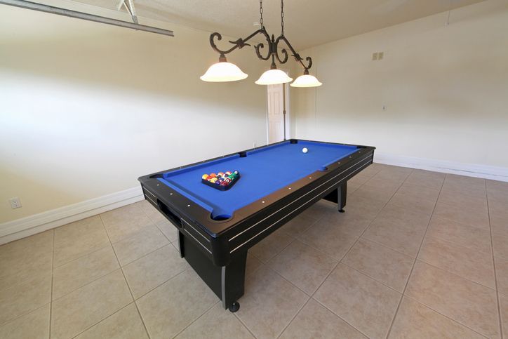 Image of a pool table. Atlas Billiards offers Pool Table Refelt services.