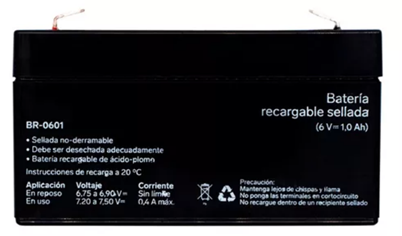Bateria DIBATEC indicador MINI 6V