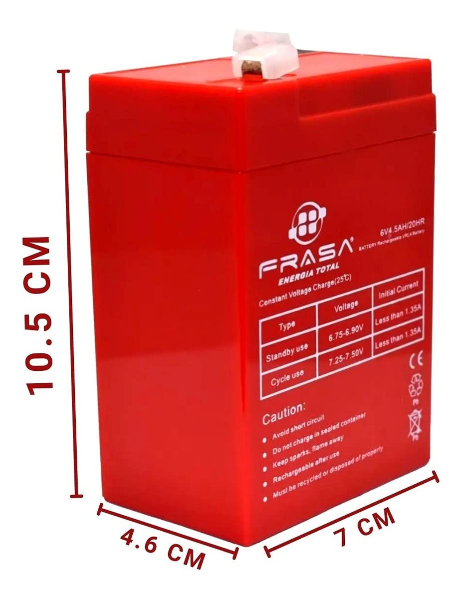 Bateria recargable 6v FRASA