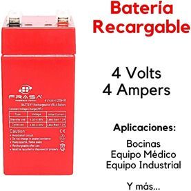 Bateria recargable 4v FRASA