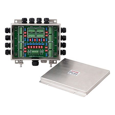 Caja Suma 12 Canales Ajuste Excitacion X Sección, Gabinete de Acero Inoxidable, Marca Anyload