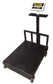 Bascula Plataforma IBN Argon-300 rueda y respaldo cap. 300kg 45x60cm