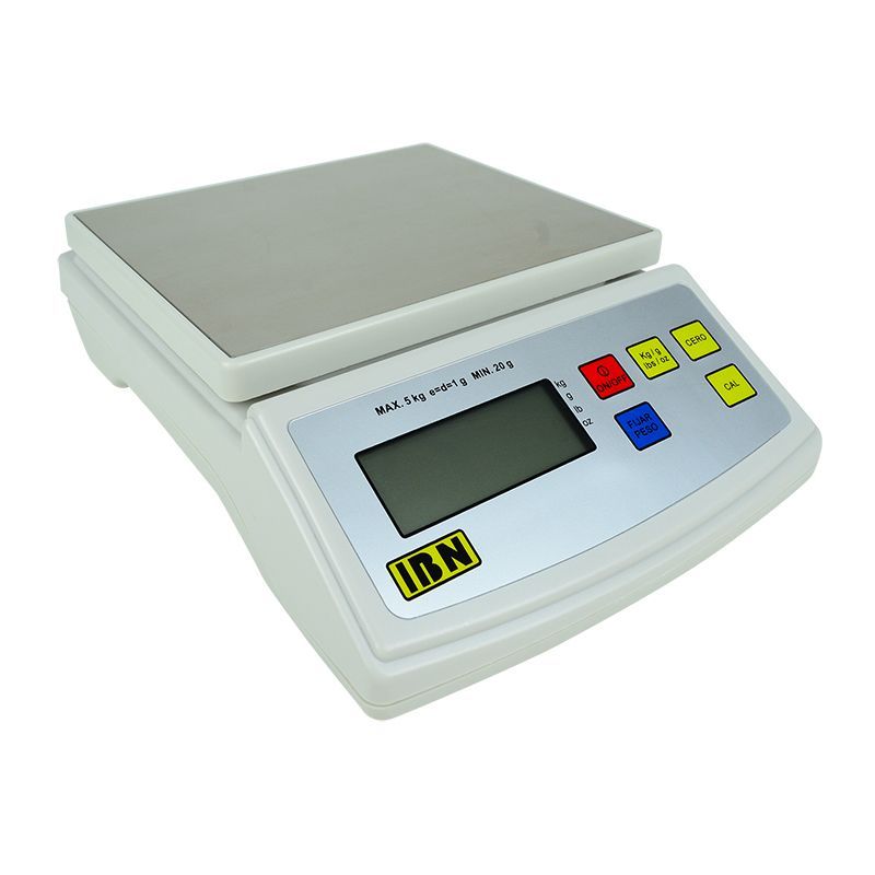 Bascula IBN mod. B5 -P cap. 5 Kg x 1gr con eliminador