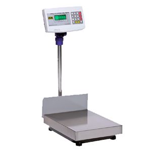 Bascula de plataforma IBN mod. ECO C-150 cap.150kg/20g. dimension de 30 x 40 cm acero inox.