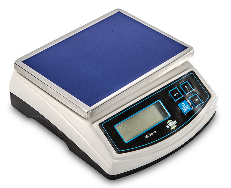 Bascula electronica METROLOGY mod. BCH-5000 cap. 5kg/0.5g funciona con eliminador o baterias AAA