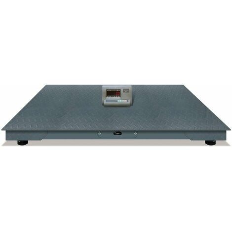 Bascula electronica de plataforma marca NOVAL mod. PLA-TN 1.00 x1.00 mts cap. 2000/200gr