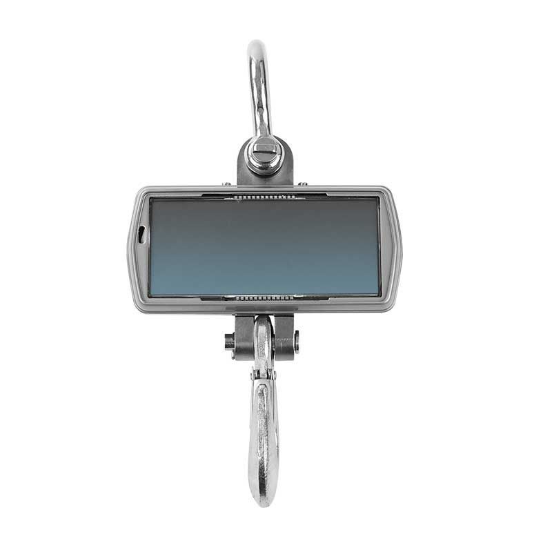 Bascula Colgante RHINO BAC 500 CAP.500 kg / 200 g, acero. Incluye control remoto.