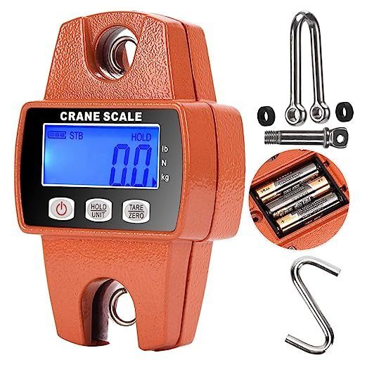 Bascula electronica colgante CRANE SCALE gancho mod. CS-SM-03 cap. 300Kg