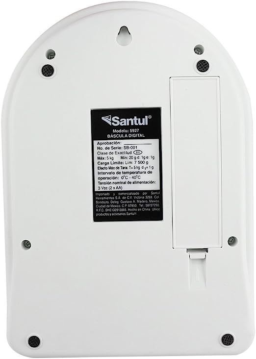 Bascula digital SANTUL mod. 5729 cap. 5Kg