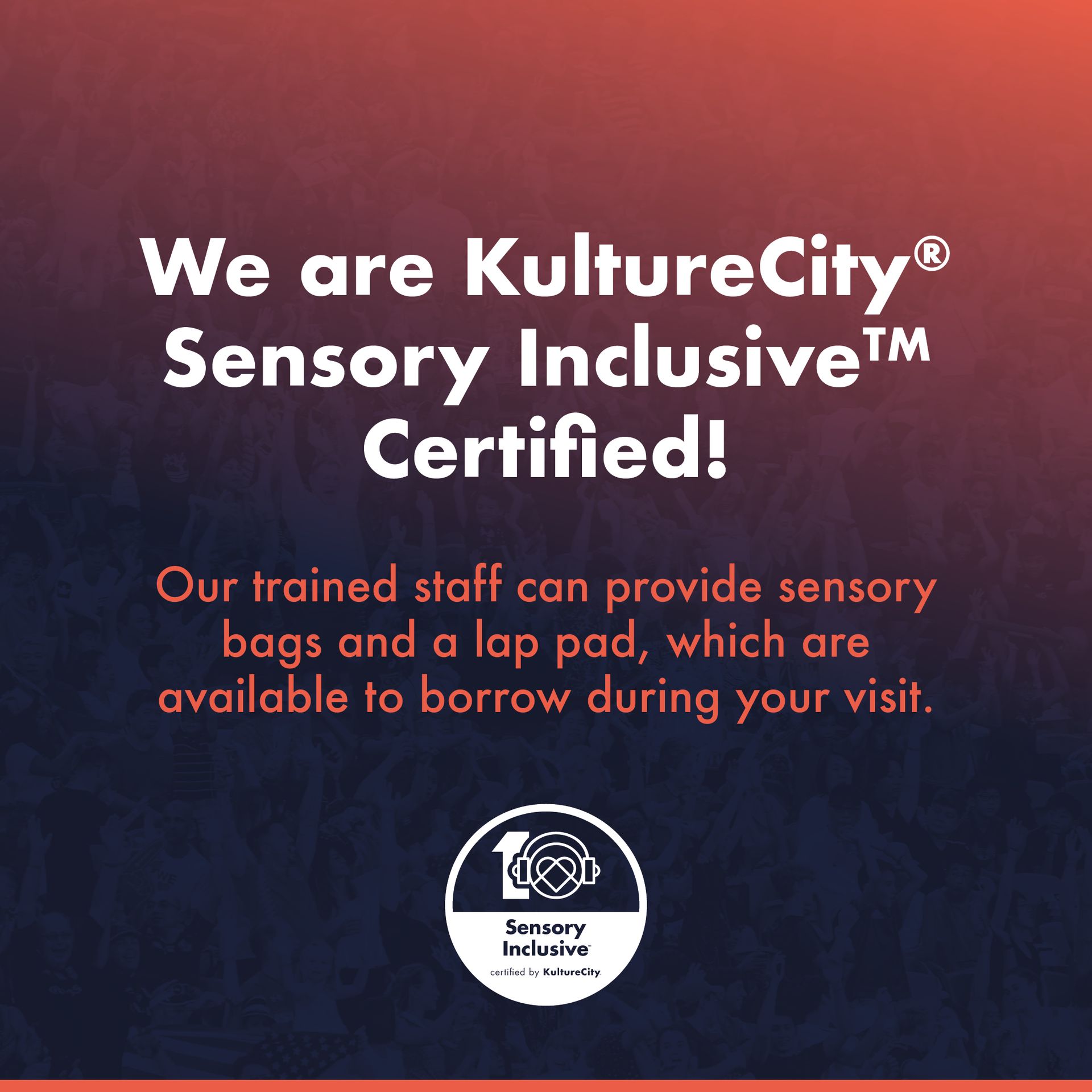 KultureCity Sensory Inclusive certification statement