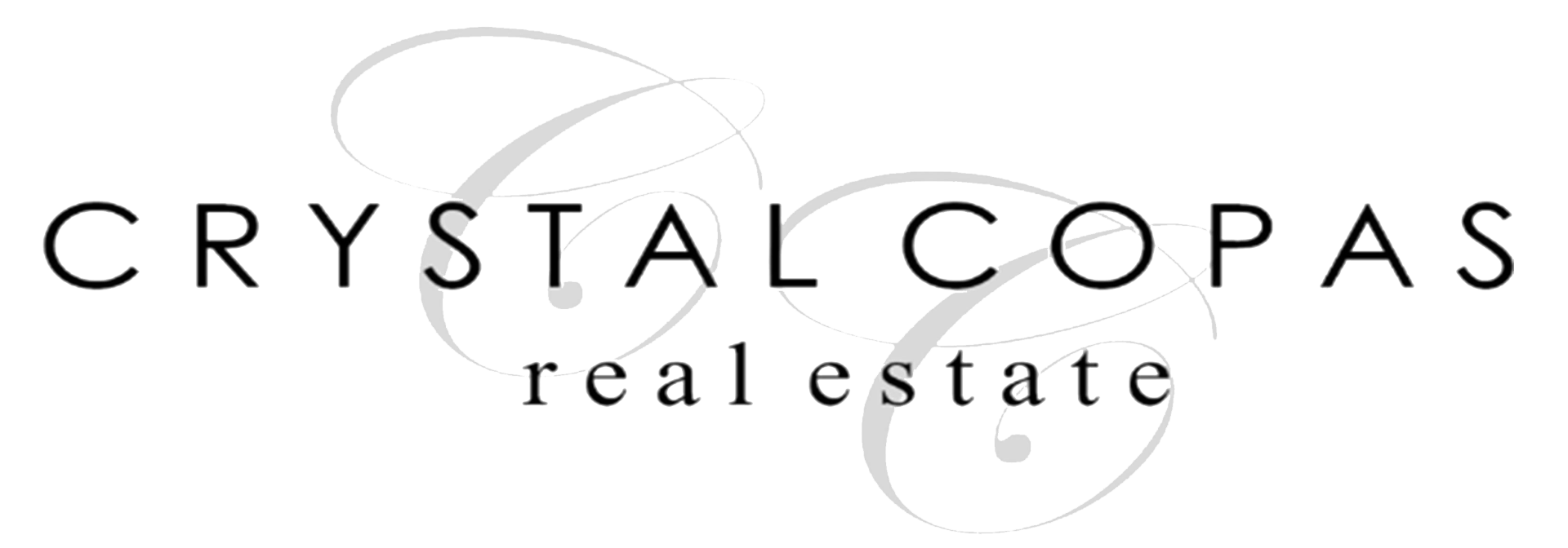 Crystal Copas Real Estate Logo - footer, go to homepage