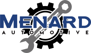 Menard Automotive White Logo