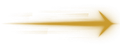 Glowing orange right-pointing arrow with motion trails on a white background