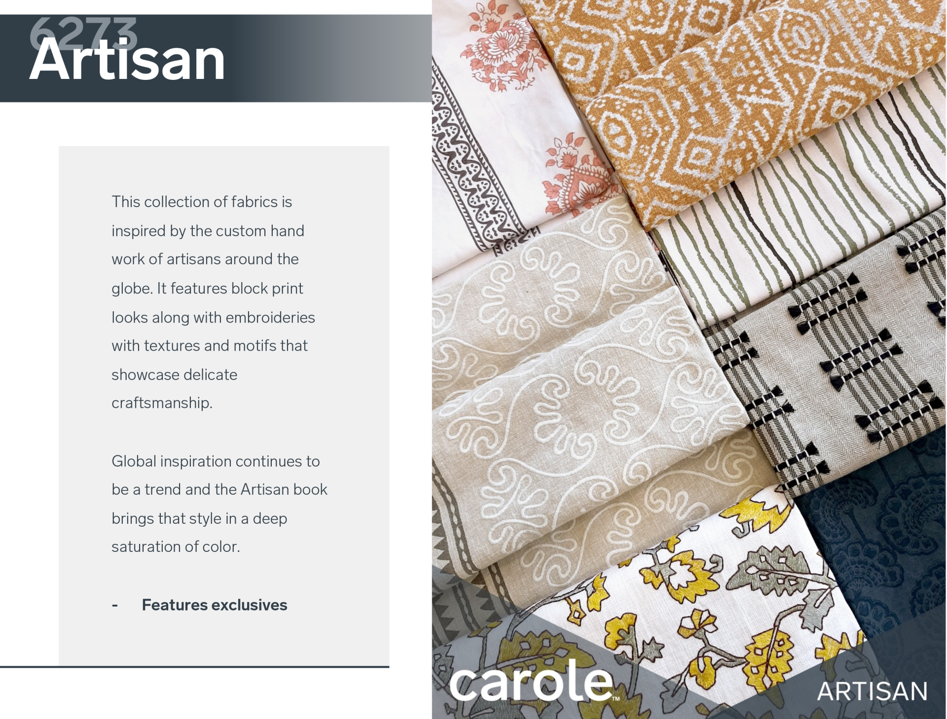 Carole #6273 Artisan