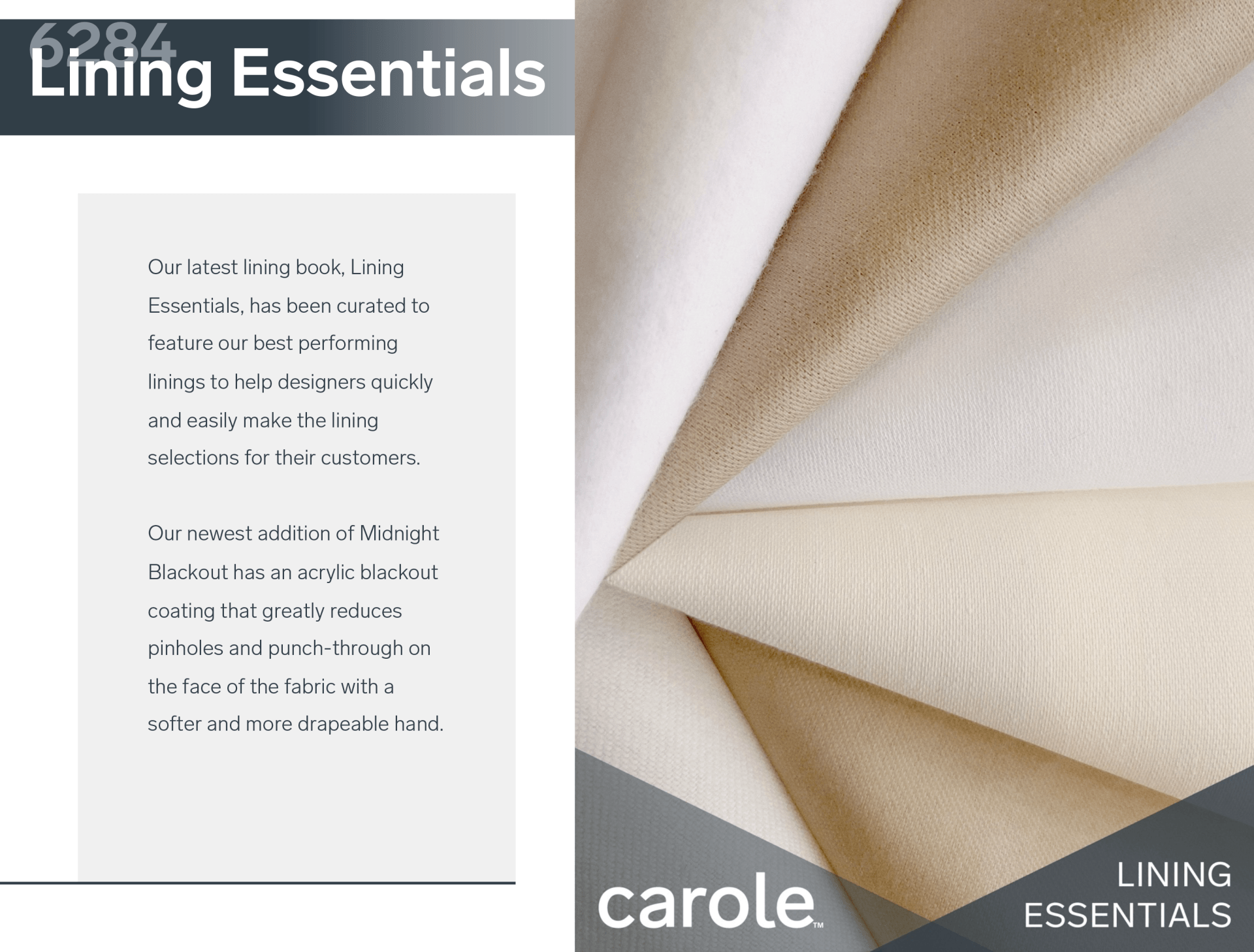 Carole #6284 Lining Essentials