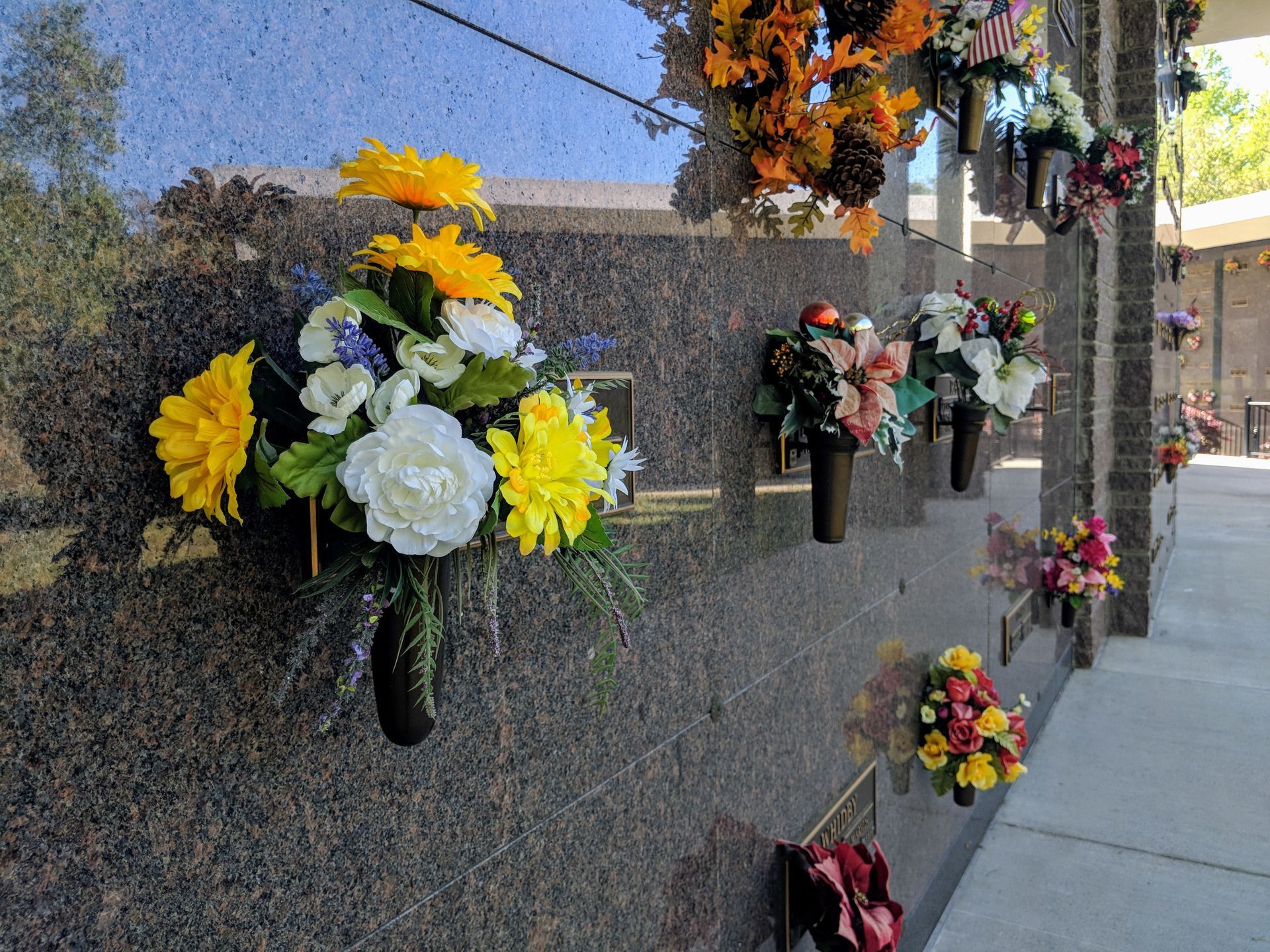 Placing the Urn in a Columbarium