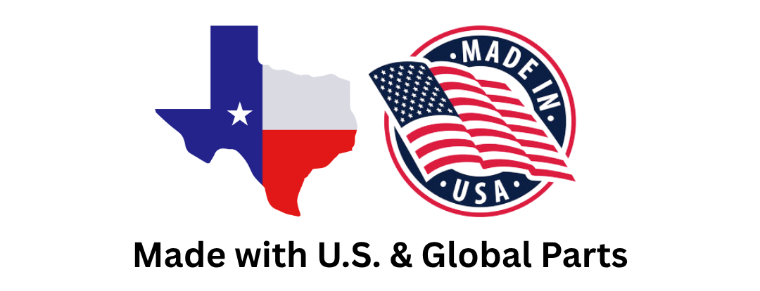 Made with US & Global Parts Badge