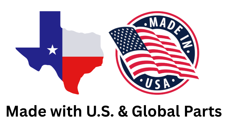 Made with US & Global Parts Badge