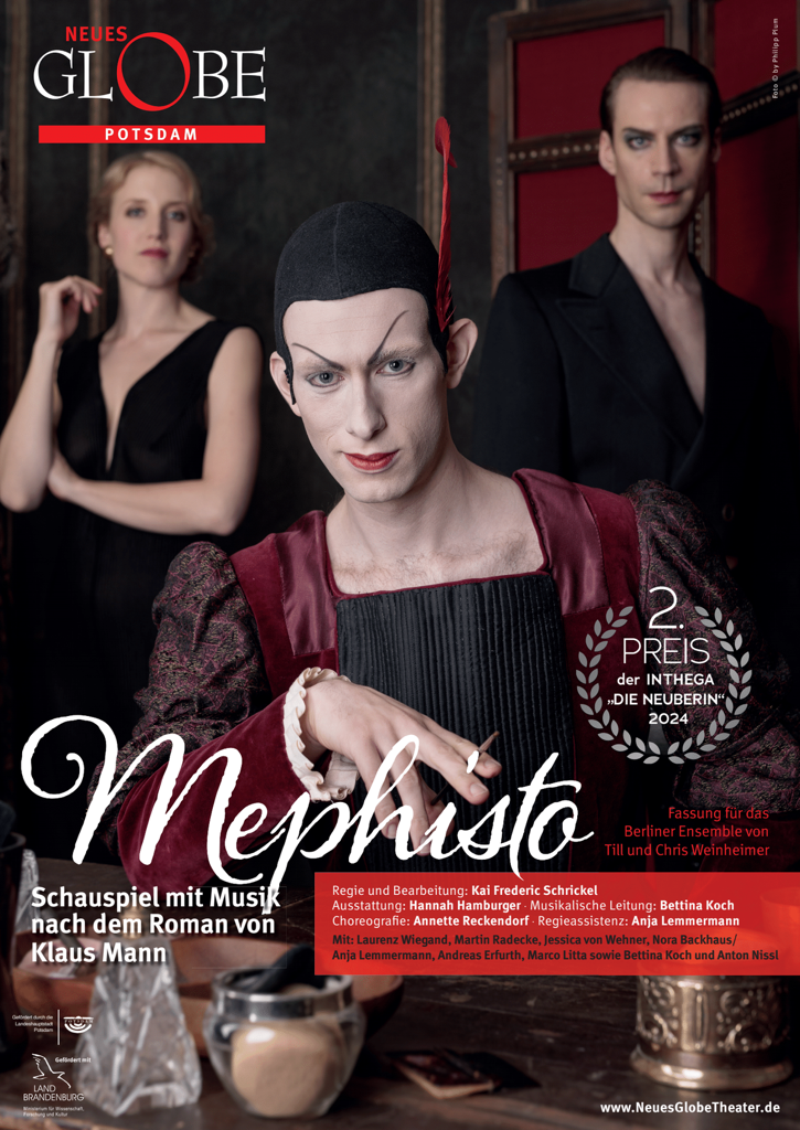 Mephisto Plakat, Neues Globe Theater Potsdam 2023