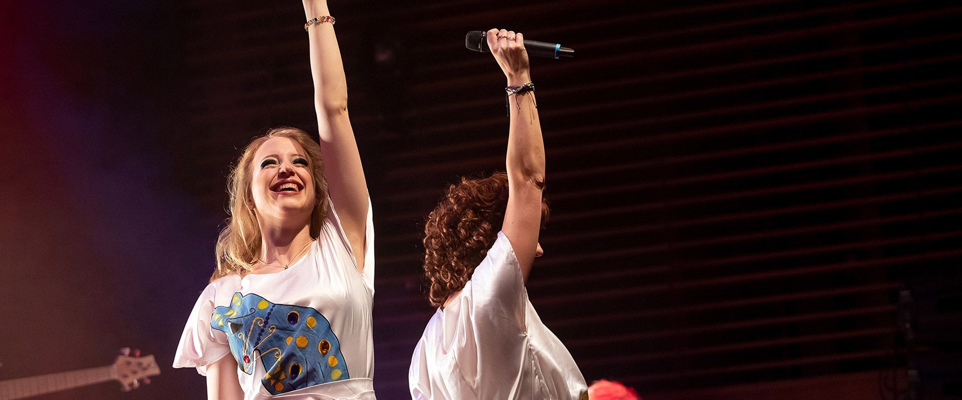 Jessica von Wehner als Sängerin bei Super ABBA, Europatournee 2020