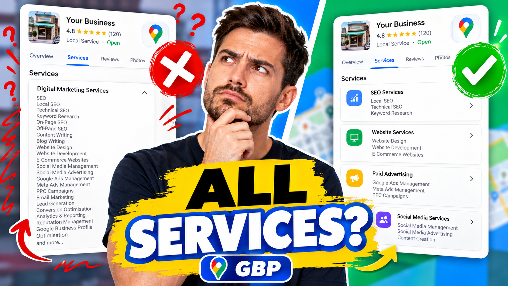 Should I add all my services to Google Business Profile?