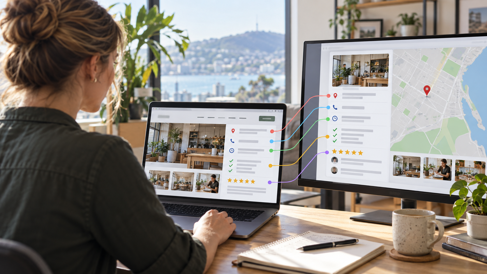 Should my Google business profile match my website?