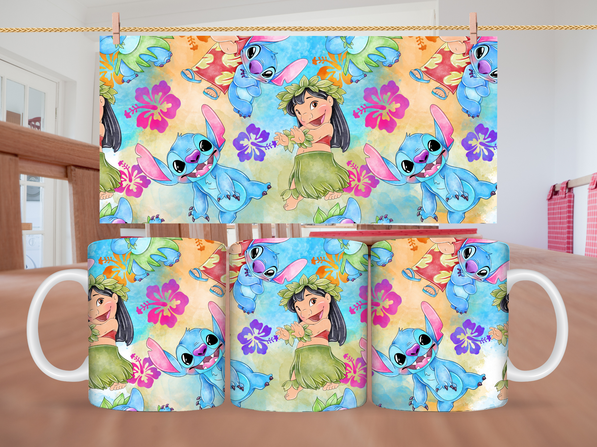 11oz Lilo & Stitch Dancing Mug