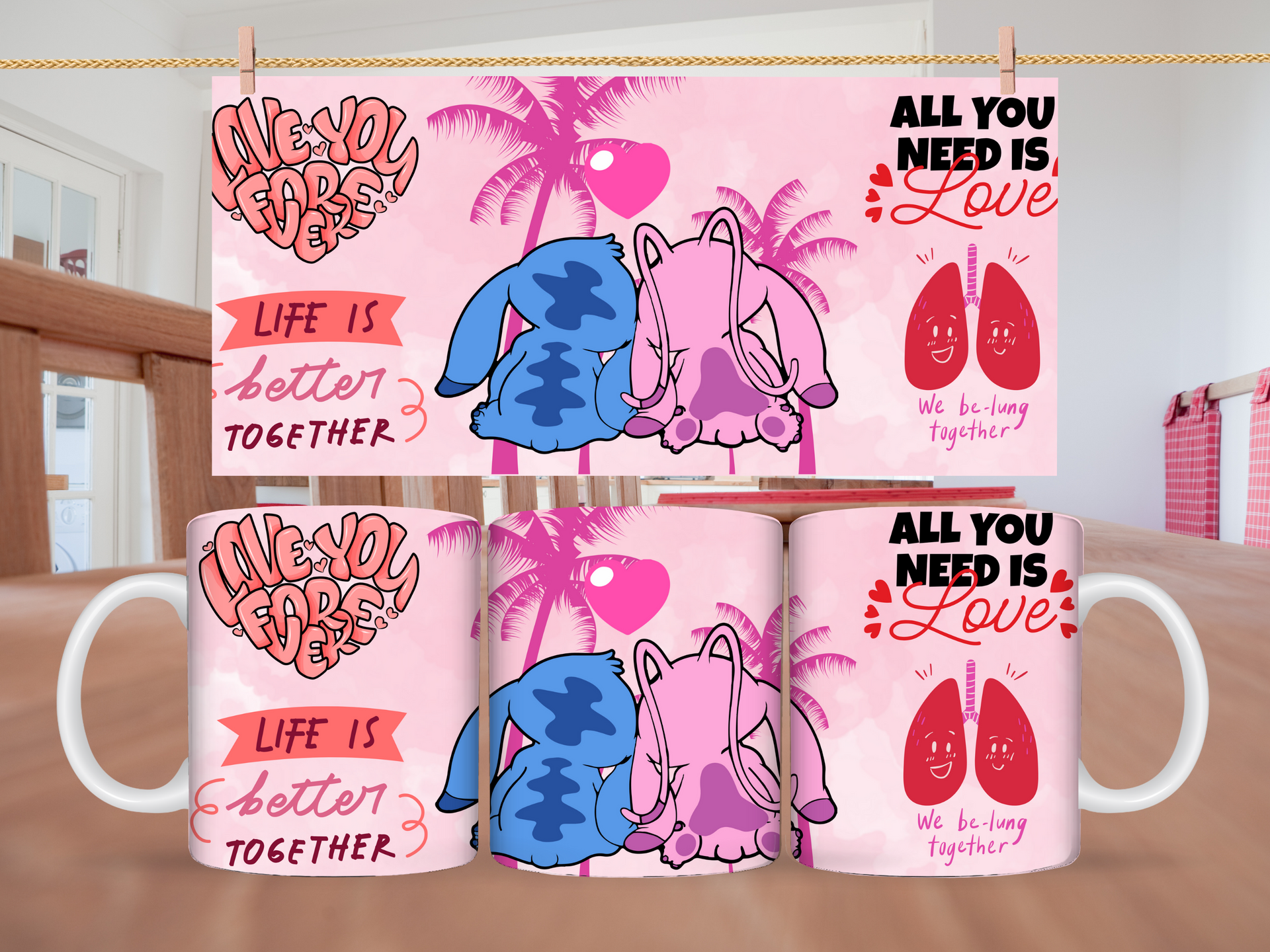 11oz Stitch Life is Better Together Mug