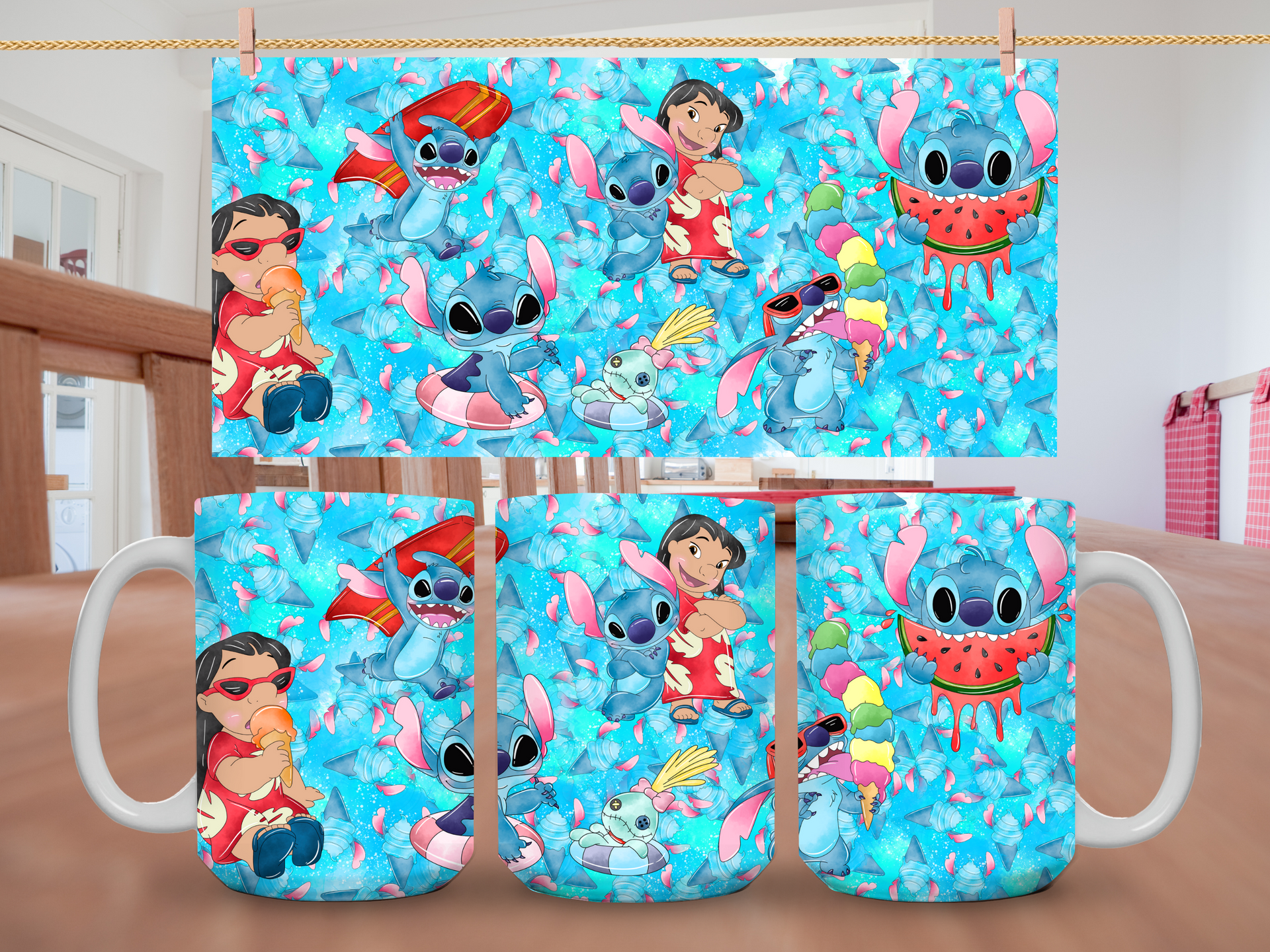 15oz Lilo & Stitch Ice-Creams Mug