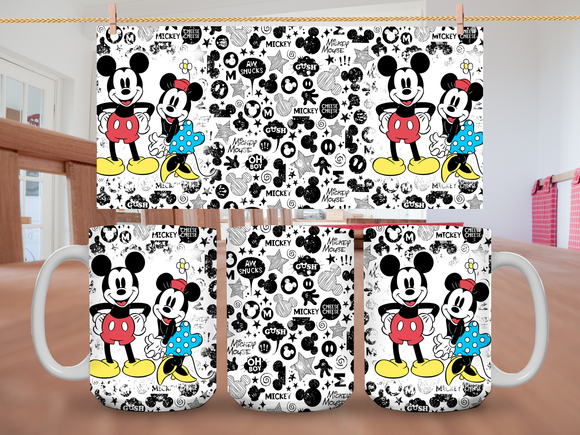 15oz Mickey & Minnie Mug