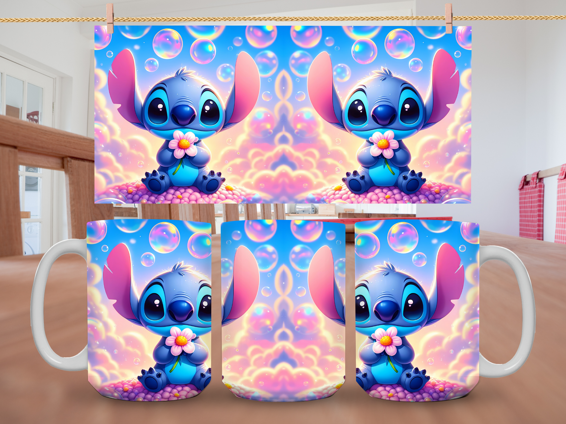 15oz Stitch Bubbles Mug