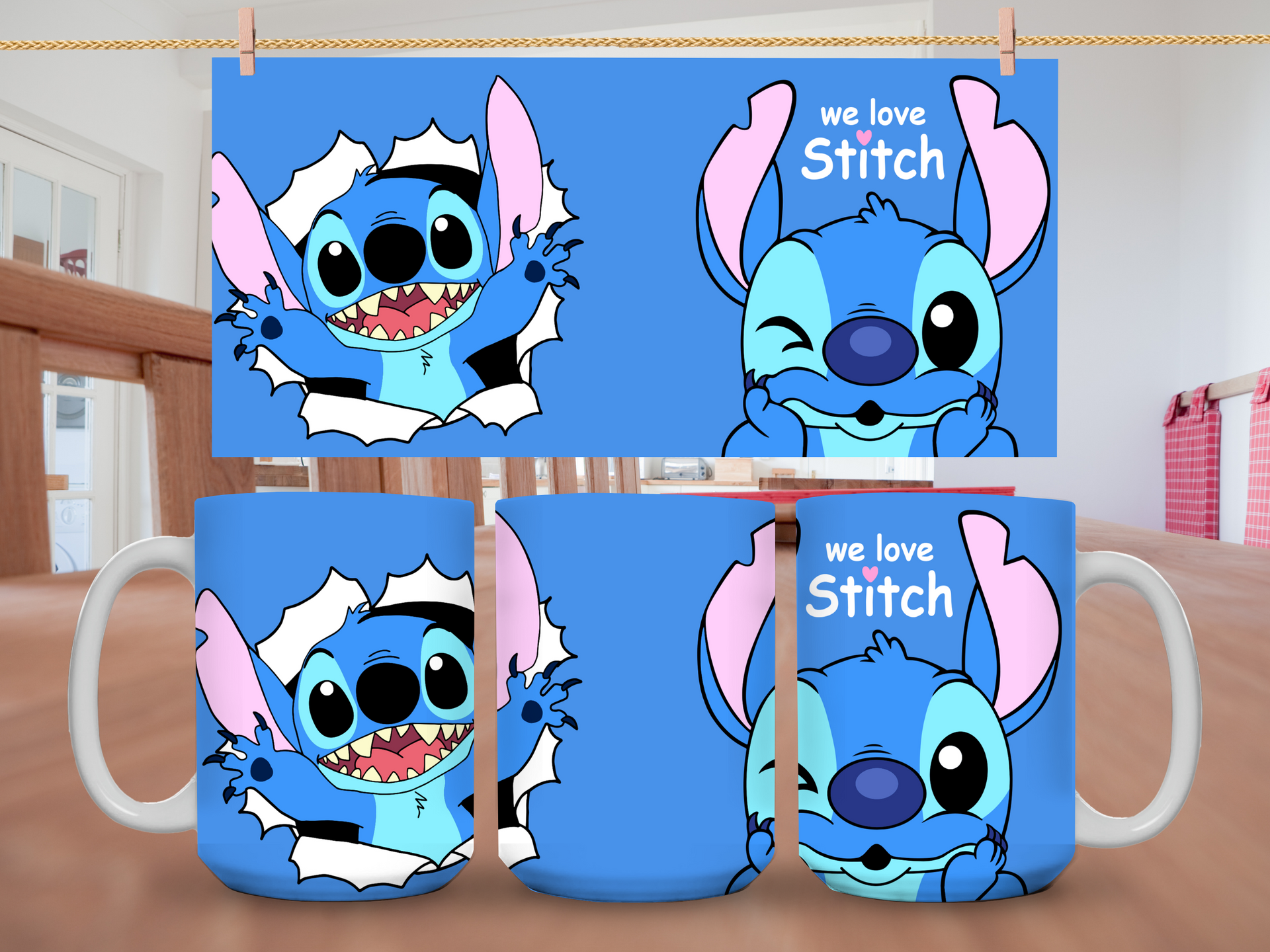 15oz We Love Stitch Mug