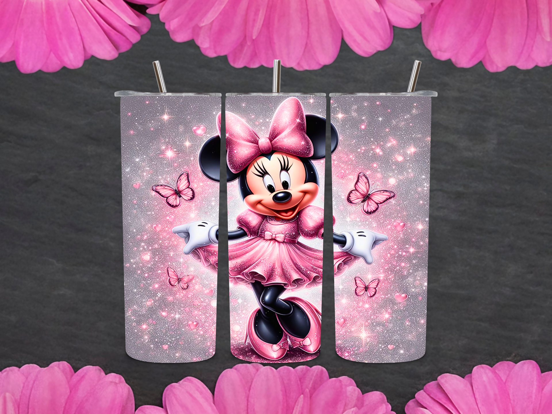 20oz Pink Minnie Mouse Tumbler