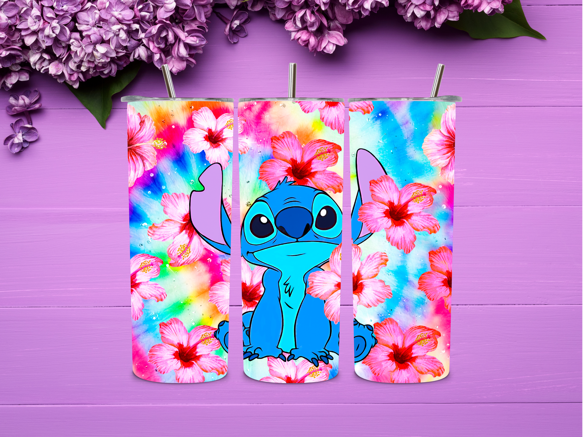 20oz Floral Stitch Tumbler