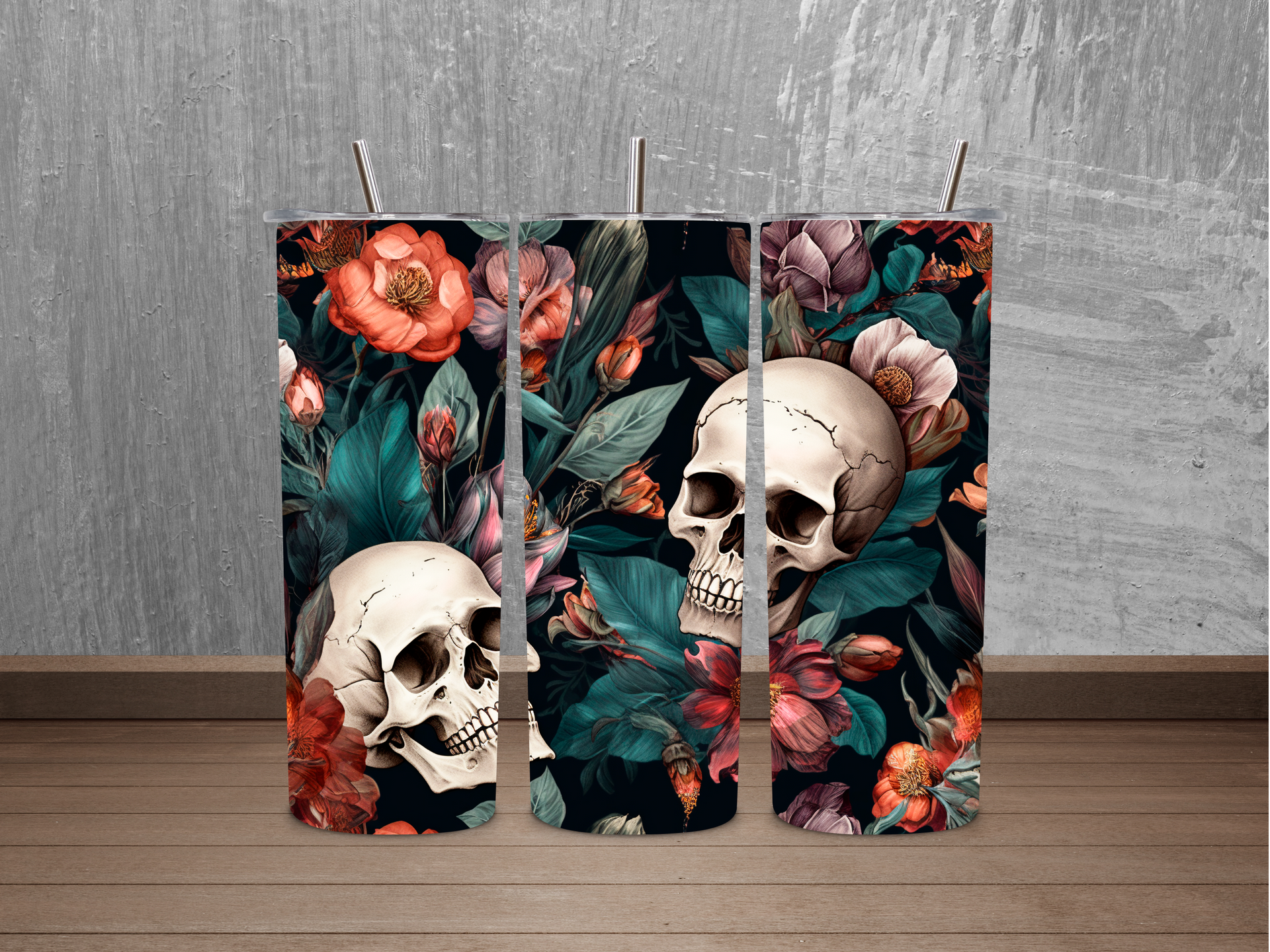 20oz 2xSkull Tumbler