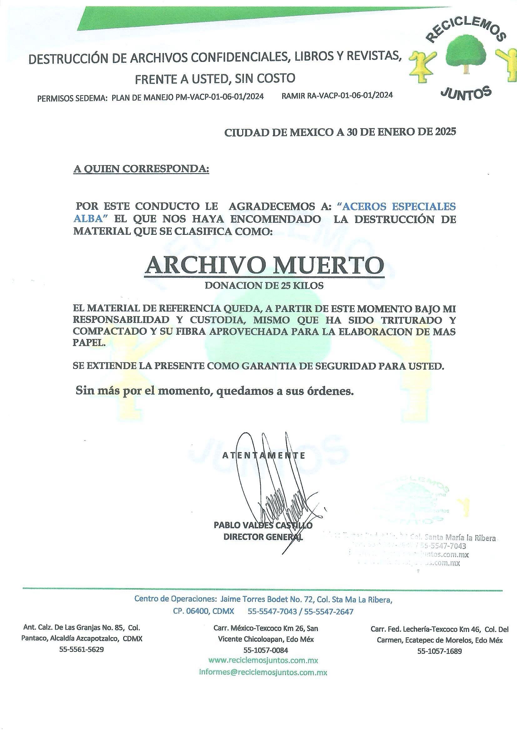 ACEROS ESPECIALES ALBA
