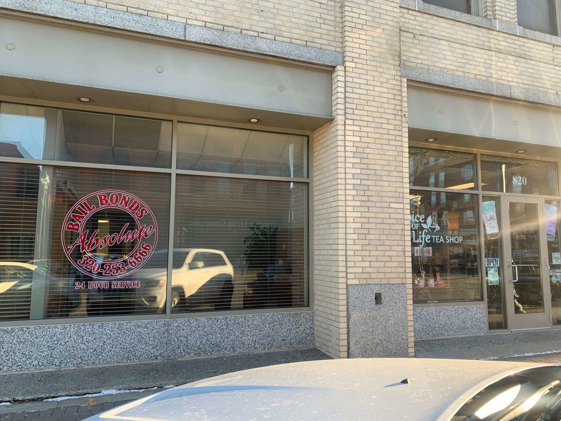 A bail bonds office in St Cloud, MN