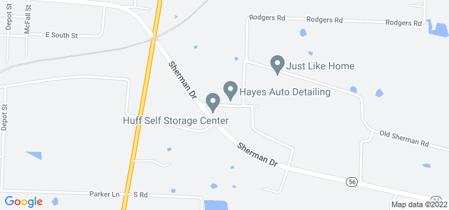 Map of business location