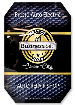 Presto auto electric auto repair shop has been named the best business rate in carson city.