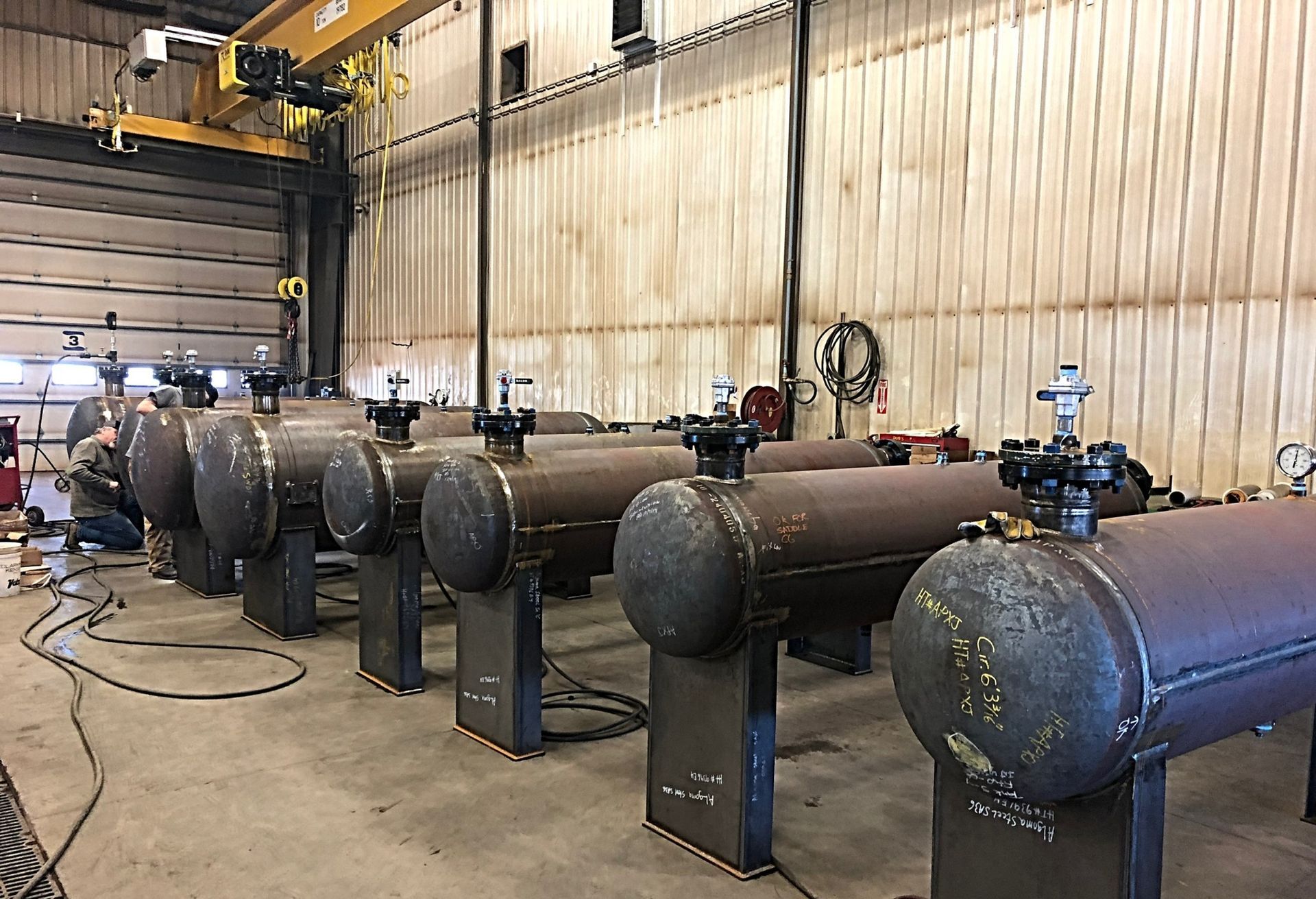 Hydro welding work